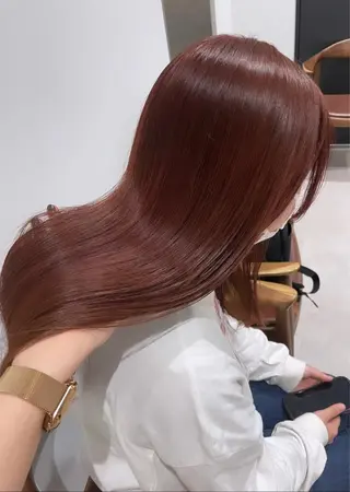 ロング minatsu 東京の技術を京都でのヘアスタイル