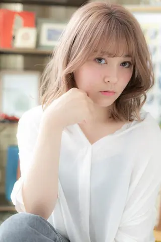 ミディアム カラー 🍀鶴貝 幸哉🍀のヘアスタイル