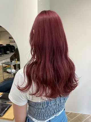 ロング カラー LUVISM新潟🎀 透明感カラー/ミユのヘアスタイル