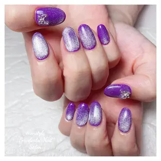 ミディアム ネイル 🐾enen style 🐾のネイルデザイン