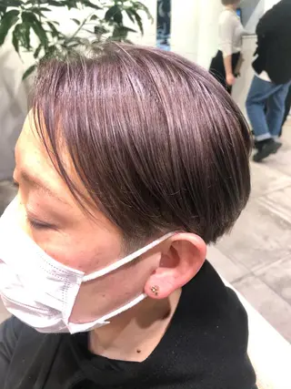 ショート カラー ブリーチモデル募集中 小柴のヘアスタイル