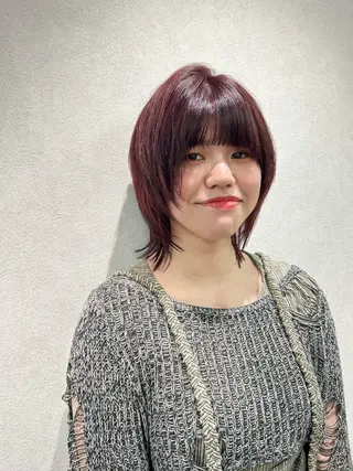 ミディアム カラー ✨横須賀髪質改善✨️ 加藤 百音のヘアスタイル