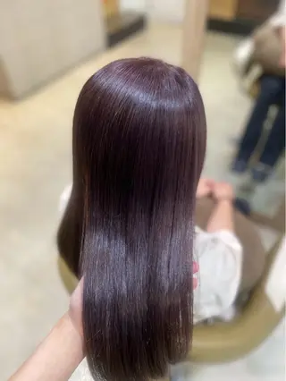 セミロング カラー 山下 真拓のヘアスタイル