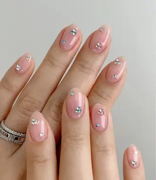 ネイル 🎀PG🩵 ネイルサロンのネイルデザイン