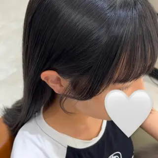 セミロング MAHIRU🤍 艶髪・ストレート🫧のヘアスタイル