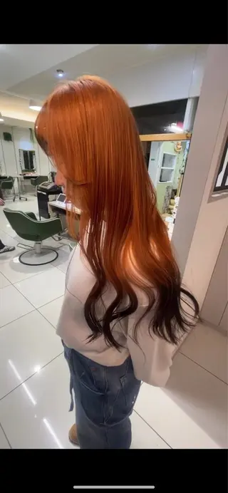 ロング カラー 工藤 奎佑のヘアスタイル