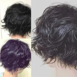 ショート パーマ 横田  尚登のヘアスタイル