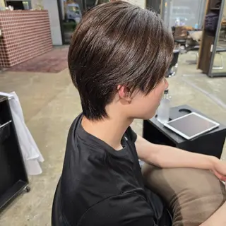 ショート カラー メンズ ハヤシ マユ ✂ 府中美容室のヘアスタイル