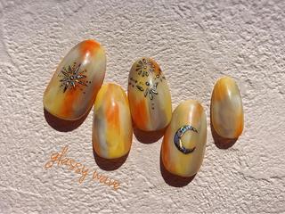 ネイル glassy waveのネイルデザイン