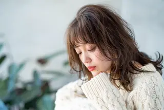 ミディアム カラー クドウレイ fifth神南のヘアスタイル