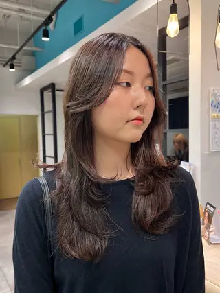 ロング カラー 🌞レイヤー×カラー 前川那津美🌞のヘアスタイル