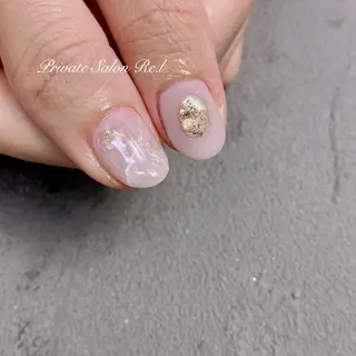 ネイル モチの良さ◉ フィルインネイル♡のネイルデザイン