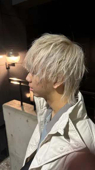 カラー メンズ 水相 智貴のヘアスタイル