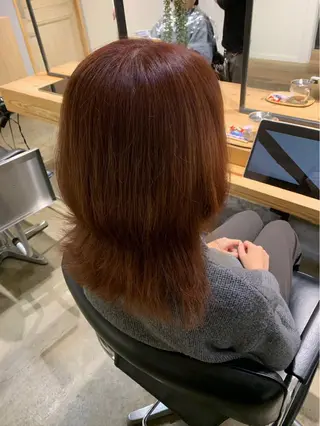カラー 西村 颯世のヘアスタイル
