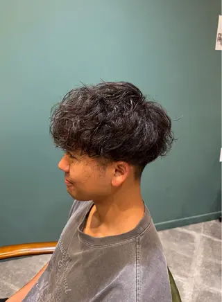 パーマ メンズ 福田 聖のヘアスタイル