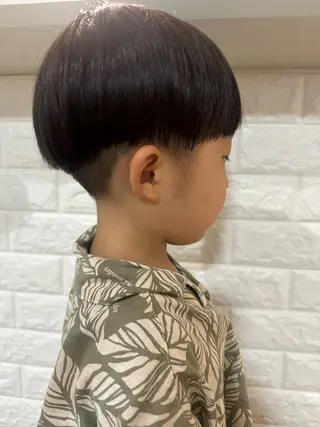 メンズ キッズ 保井 実奈美のヘアスタイル