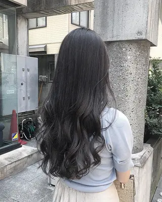 セミロング カラー ヘアアレンジ TOKI /透明感/原宿のヘアスタイル