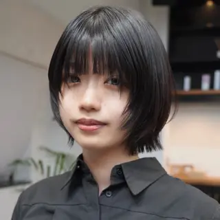 ミディアム ボブ/アンニュイ 🌷しだひめな🌷のヘアスタイル
