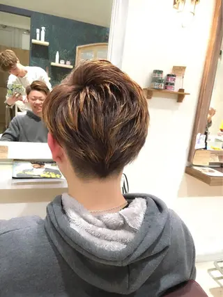 カラー メンズ メンズ指名多数!! 田島史也のヘアスタイル