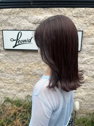 ミディアム カラー ✨透明感カラー✨ 🦖佐々木未来🦕のヘアスタイル