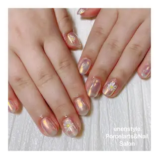 ミディアム ネイル 🐾enen style 🐾のネイルデザイン