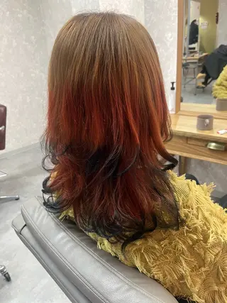 セミロング カラー 池田 真衣のヘアスタイル