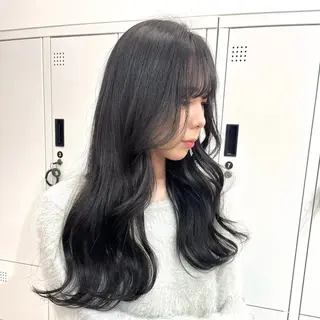 ロング カラー ✧ハイトーン/カラー モデル募集/ユメリ✧のヘアスタイル