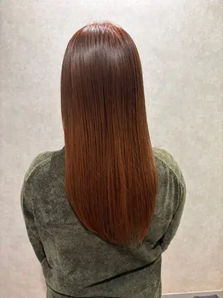 カラー 🍎エクステ/暖色 カラー🍎あyaかのヘアスタイル