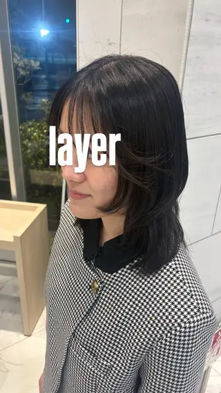 ロング 後藤 茉子のヘアスタイル