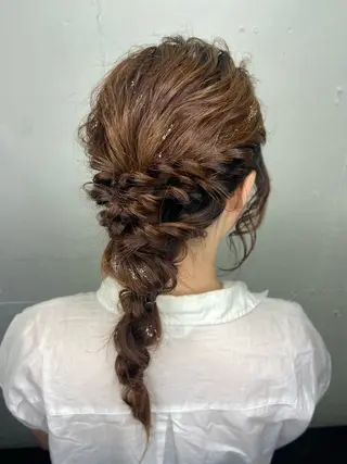 ロング ヘアアレンジ 🌷栄駅/髪質改善 ヘアセット/モネ🌷のヘアスタイル