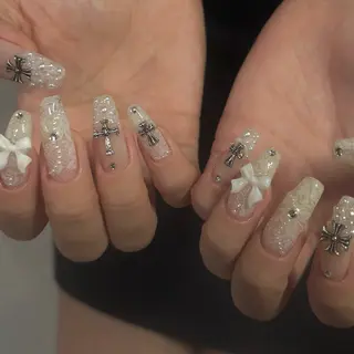 ネイル yuki❄️堺筋本町 韓国ワンホンのネイルデザイン