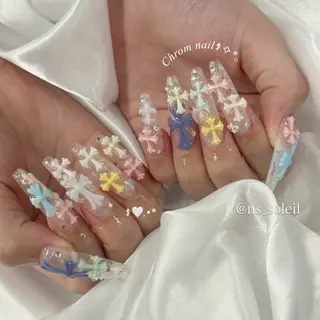 ネイル SOLEIL☀️｡ﾟ ワンホン/推し活のネイルデザイン