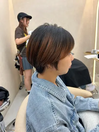 ショート レイヤー/指名No. 1池袋美容師♡ゆいかのヘアスタイル