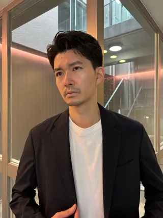 ショート メンズ 【メンズ縮毛矯正】 FILMS 軍司のヘアスタイル