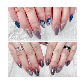 ミディアム ネイル 🐾enen style 🐾のネイルデザイン