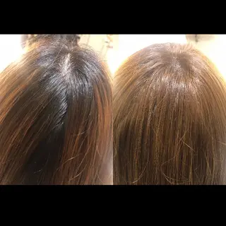 ロング カラー 山田 笑みのヘアスタイル