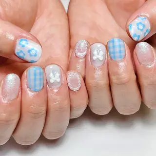 ネイル いちごパフェ ゆいのネイルデザイン