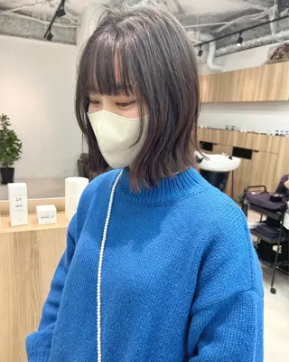 ミディアム レイヤーボブ/ボブ 仲川和人のヘアスタイル