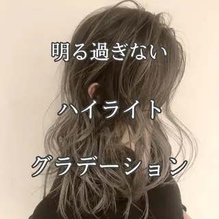 ミディアム カラー 髪質改善カラー韓国風 レイヤーtudaのヘアスタイル