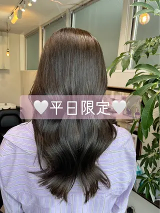 ロング 美髪矯正/シークレッ トハイライト🤍りさのヘアスタイル
