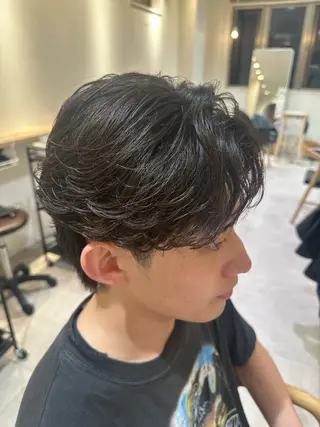 ショート パーマ メンズ 【パーマの達人】 💎メンズ特化🔥徹のヘアスタイル