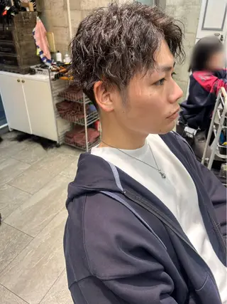 パーマ メンズ 平野 世菜のヘアスタイル