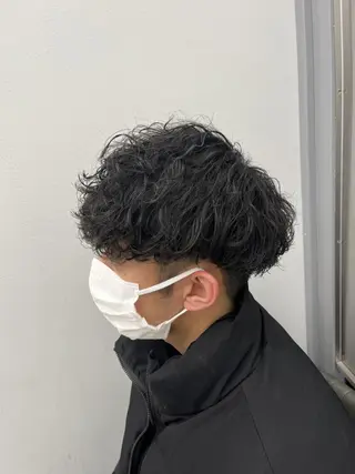 ショート 京都河原町 メンズパーマ助川龍哉のヘアスタイル
