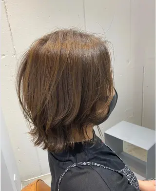 ショート カラー 似合わせレイヤー 阿波座/ふじむらのヘアスタイル