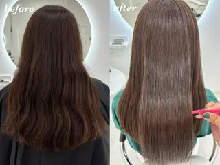 ロング カラー 【aini天王寺】 𝐚𝐢𝐫𝐢✂︎のヘアスタイル