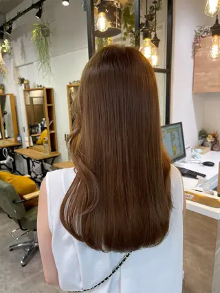 カラー Azu🩰/ 透明感 カラー🎀/アレンジのヘアスタイル