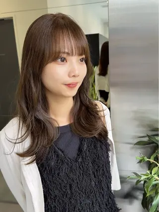 ロング カラー 韓国ヘア🇰🇷 スズキのヘアスタイル
