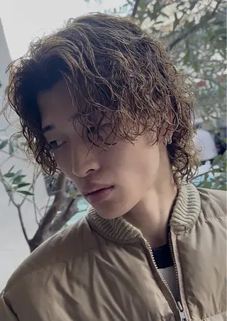パーマ メンズ 年間2000名担当◎ パーマ職人/仲原佑樹のヘアスタイル