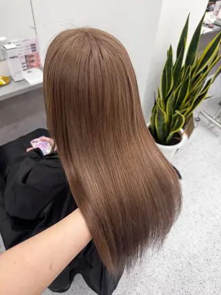 カラー レイヤー透明感カラー ブリーチ🎀オトハのヘアスタイル