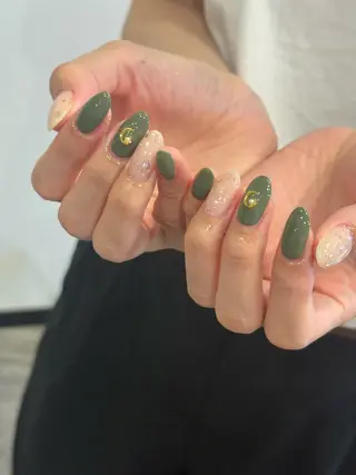 ネイル 本町🤍ちゅるん 自爪育成✨🤍のネイルデザイン